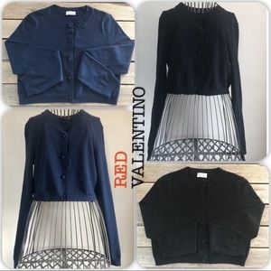 SOLD RED VALENTINO Crop Cardigan Bundle